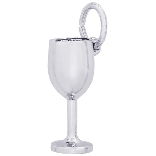 graziella Rembrandt Sterling Silver Wine Glass Charm