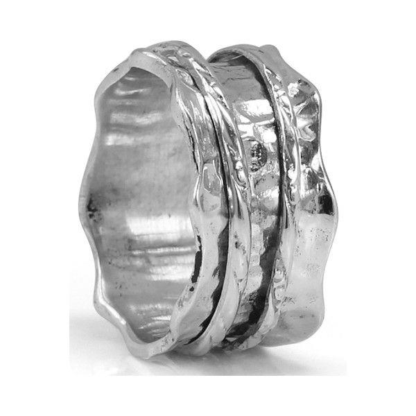 graziella Sea Meditation Ring. Sterling Silver. Size 9