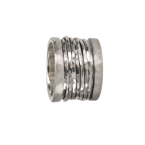 graziella Serenity Meditation Ring. Sterling Silver. Size 9