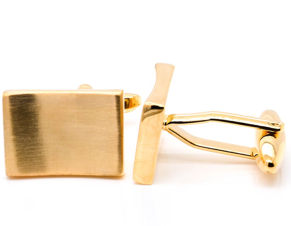 graziella Stainless steel IP Plated Brushed Finish Cuff Links