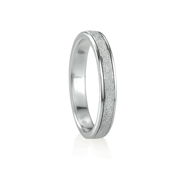graziella Stardust Meditation Ring Sterling Silver. Size: 9