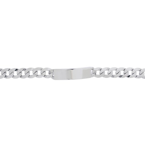 graziella Sterling Silver 9" 15.6mm ID Curb Link Bracelet
