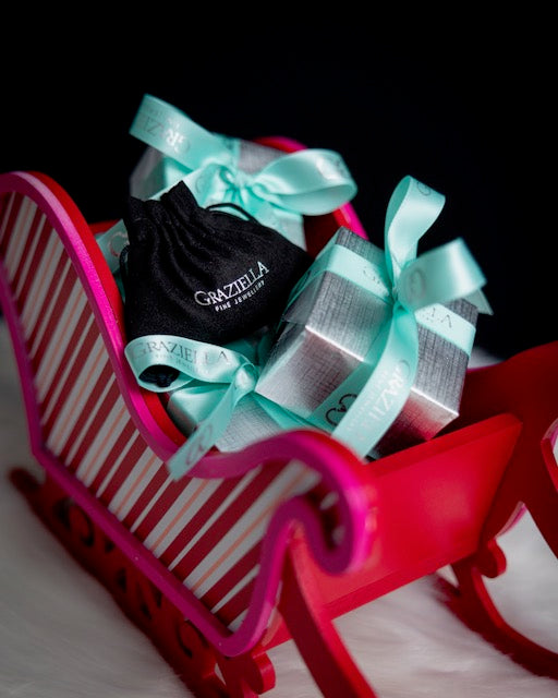 Graziella Stocking Stuffer 2024 Sterling Silver 18" 0.50CT Oval Shape Blue Sapphire Heart Necklace