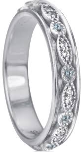 graziella Truth Meditation Ring Sterling Silver C.Z. Blue Topaz. Size:7