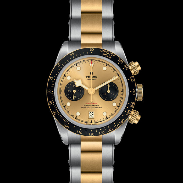 Graziella Tudor Black Bay Chrono S&G Watch - M79363N-0007 - 41mm Steel Case