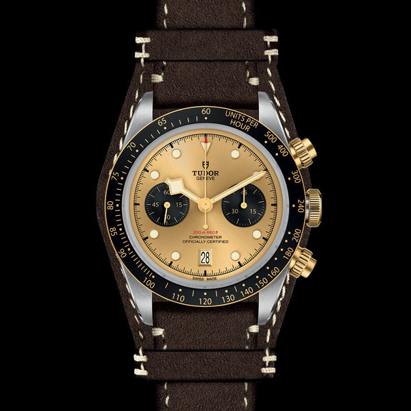 Graziella Tudor Black Bay Chrono S&G Watch - M79363N-0008 - 41mm Steel Case