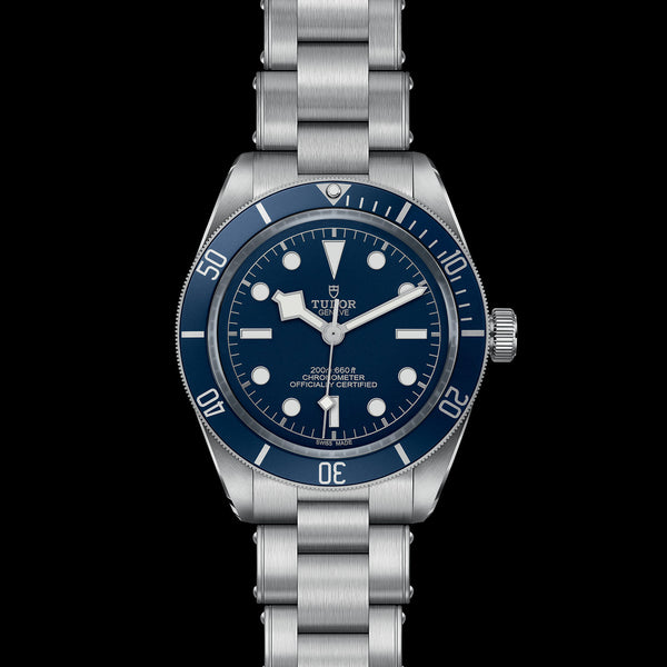 Graziella Tudor Black Bay Fifty-Eight Watch - M79030B-0001 - 39mm Steel Case Steel Bracelet