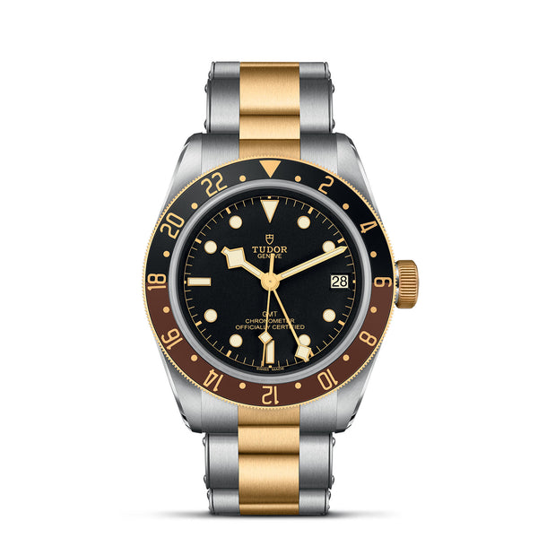 graziella Tudor Black Bay GMT S&G Watch - M79833MN-0001 - 41mm steel case