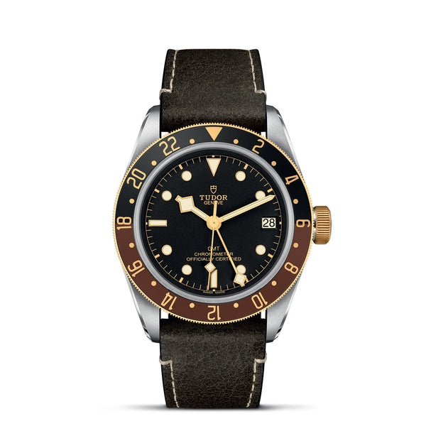 graziella Tudor Black Bay GMT S&G Watch - M79833MN-0003 - 41mm steel case