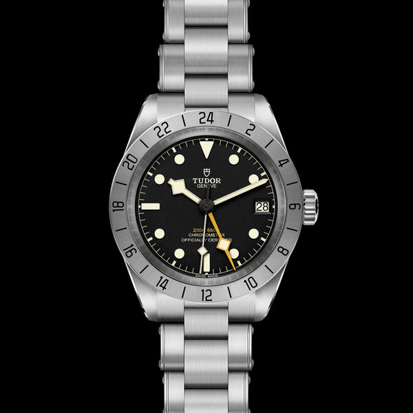 Graziella Tudor Black Bay Pro Watch - M79470-0001 - 39mm Steel Case Riveted Steel Bracelet
