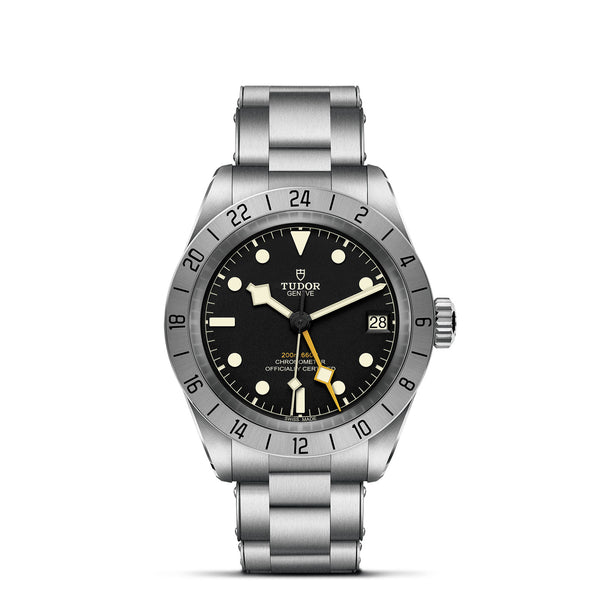 graziella Tudor Black Bay Pro Watch - M79470-0001 - 39mm steel case Riveted steel bracelet