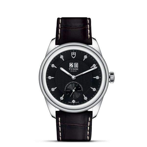 graziella Tudor Glamour Double Date Watch - M57100-0019 - 42mm steel case