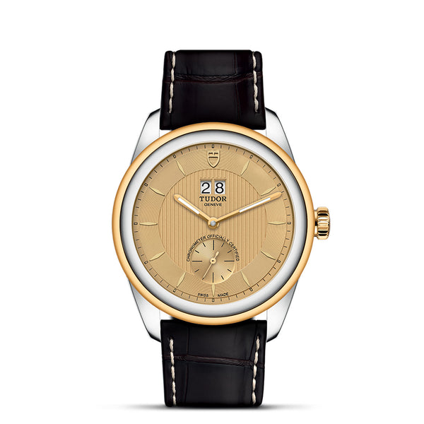 graziella Tudor Glamour Double Date Watch - M57103-0021 - 42mm steel case
