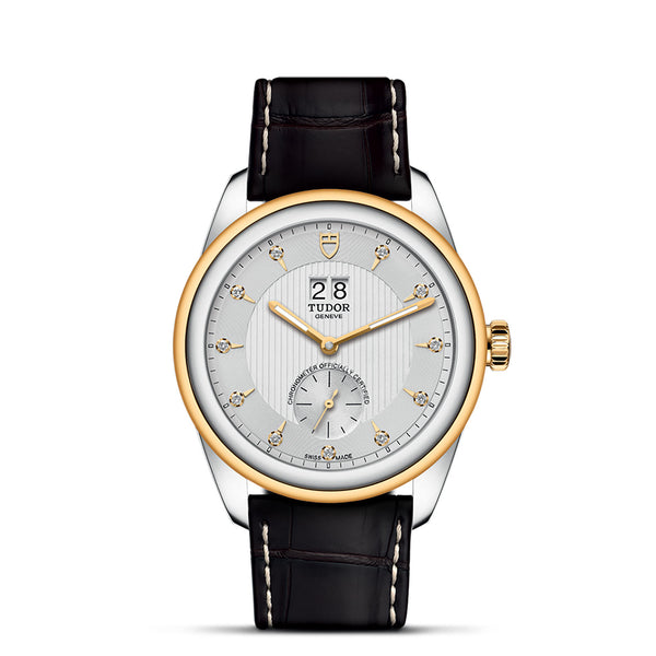 graziella Tudor Glamour Double Date Watch - M57103-0023 - 42mm steel case