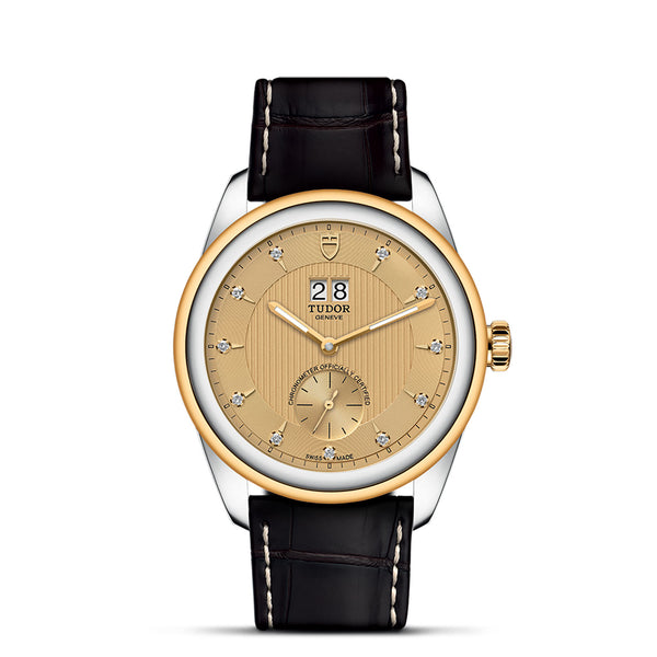 graziella Tudor Glamour Double Date Watch - M57103-0024 - 42mm steel case