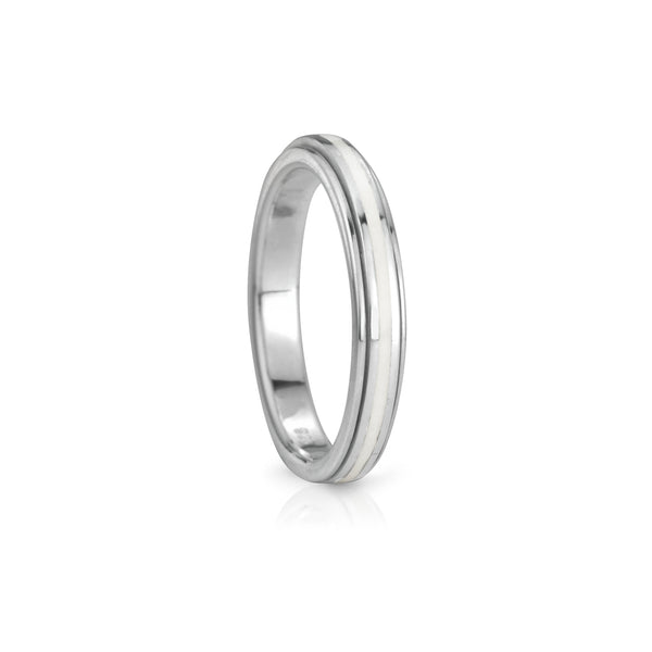 graziella Virtue Meditation Rings. Sterling Silver. Size 8