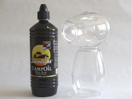 Guillouard 2 Verrines Pour Lampe Luciole +1 Litre Huile