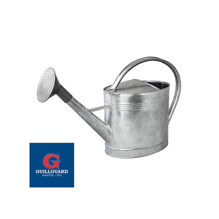 guillouard Arrosoir 13 Litres en acier galvanisé à chaud - Pomme plastique