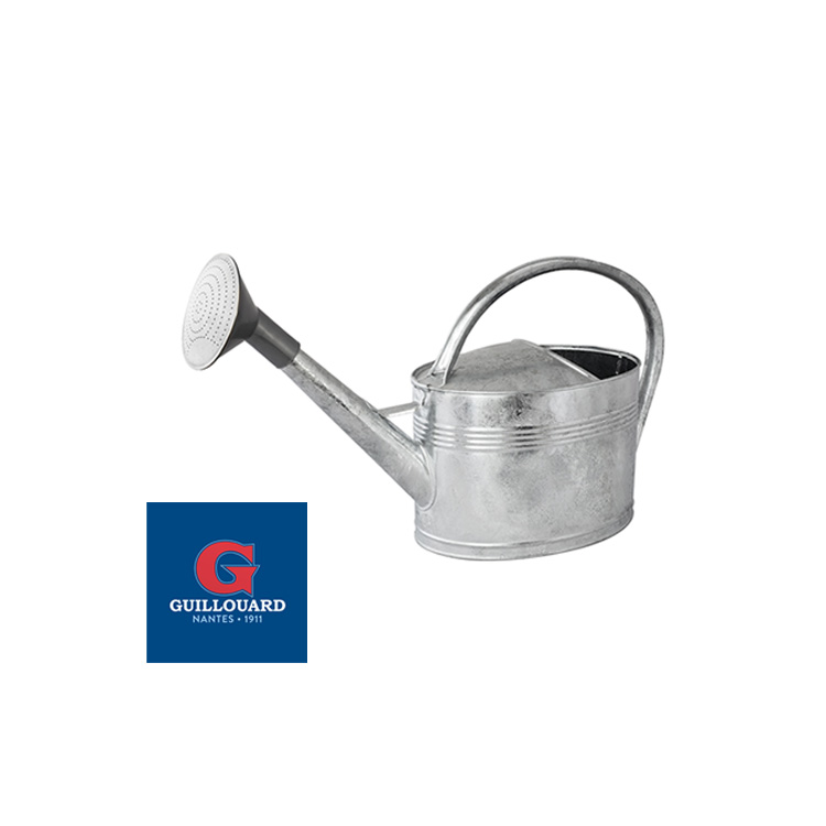 guillouard Bel arrosoir galvanisé à chaud de 10L - Pomme plastique