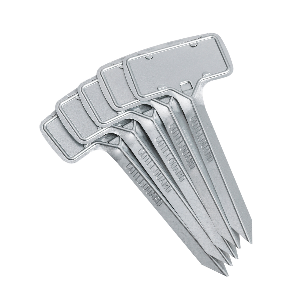 guillouard Étiquette de jardin x5 en acier galvanisé