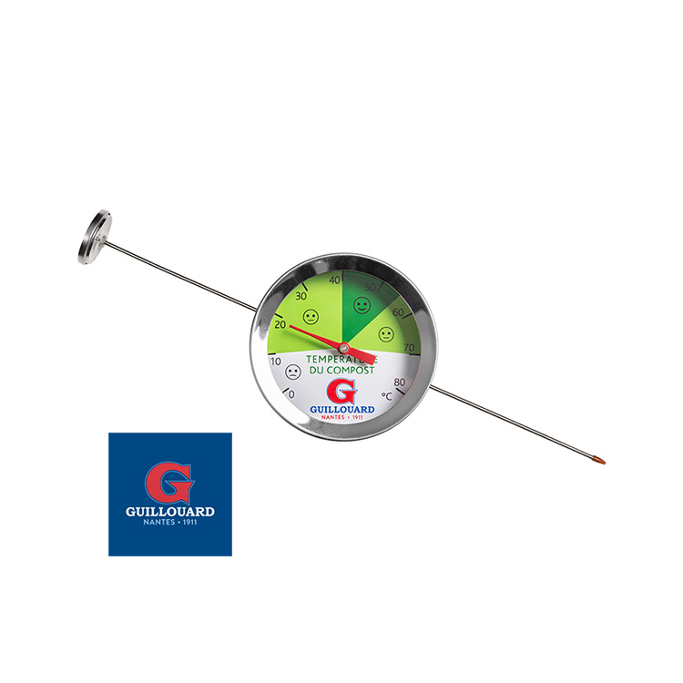 guillouard Thermomètre à compost - Tige de 50cm