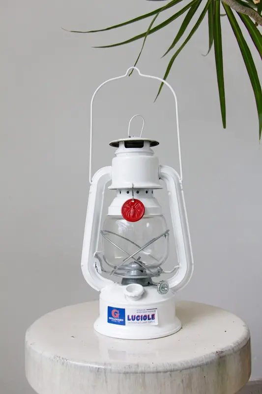 Guillouard Lampe Tempête "Luciole" - Blanc - Coffret Kraft