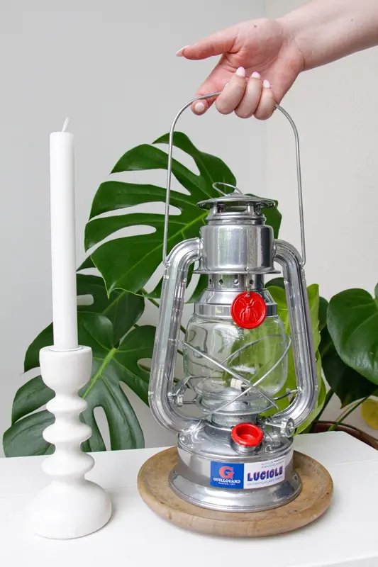 Guillouard Lampe Tempête "Luciole" - Métal - Coffret Kraft