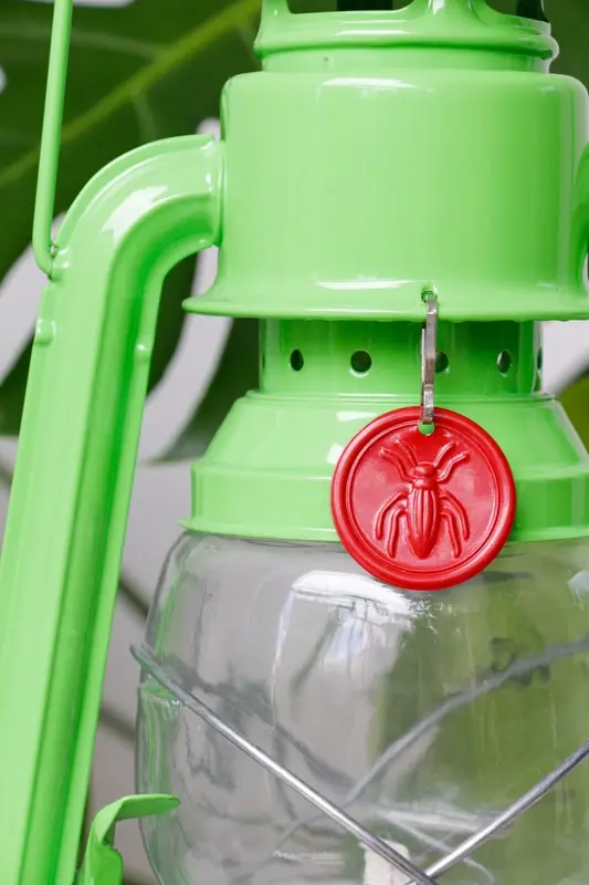 Guillouard Lampe Tempête "Luciole" - Vert - Coffret Kraft