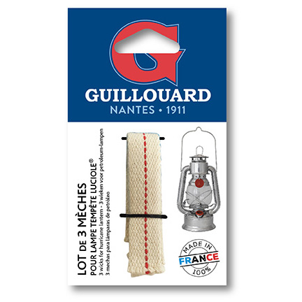 Guillouard Lot De 3 Mèches - Coton - Pour Lampe Tempête "Luciole"
