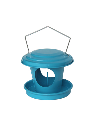 guillouard Mangeoire pour oiseaux bleu - Acier galvanisé