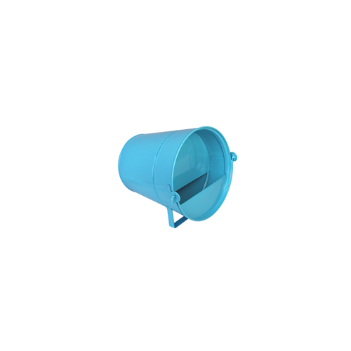 Guillouard Seau à Graines En Acier Galvanisé Bleu 6L
