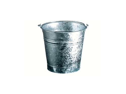 Guillouard Seau Galvanisé à Chaud Avec Pied Feuillard De 16L