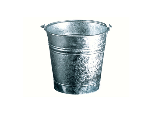 Guillouard Seau Galvanisé à Chaud Avec Pied Feuillard De 16L