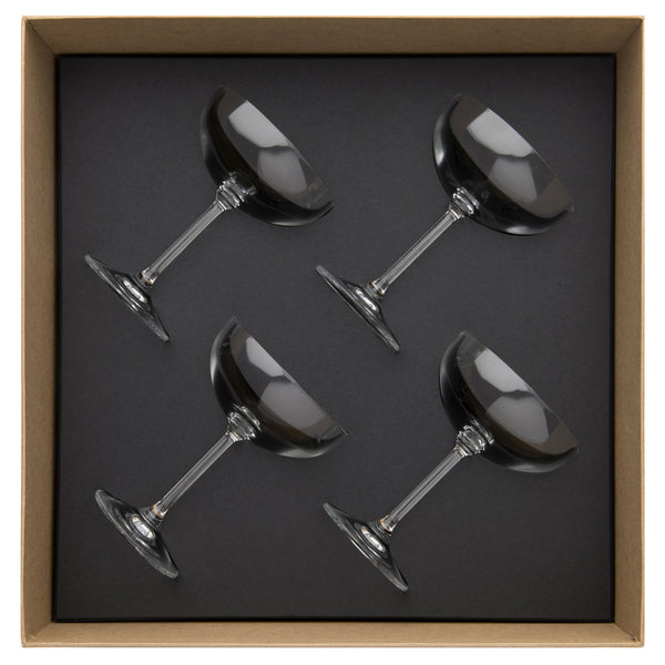 guy degrenne ANYTIME TRANSPARENT Coffret 4 coupes à Champagne 23 cl