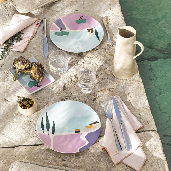 Guy Degrenne AQUATIC MIROIR Colis écrin 124 Couverts