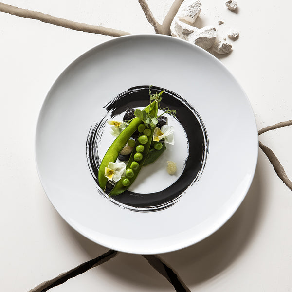 Guy Degrenne ARTY CREATION BLANC Coffret 6 Assiettes à Dessert 20 Cm