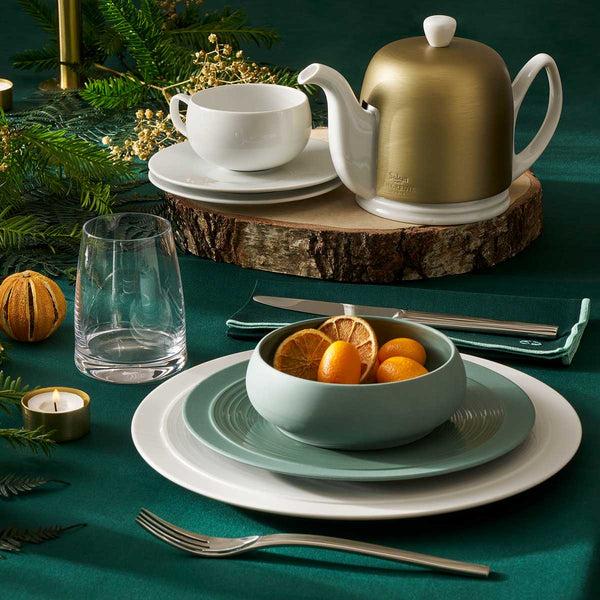 Guy Degrenne BAHIA ARGILE VERT Assiette à Dessert 23 Cm