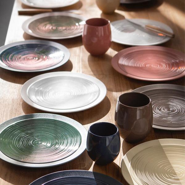 Guy Degrenne BAHIA BASALTE Assiette à Dessert 23 Cm