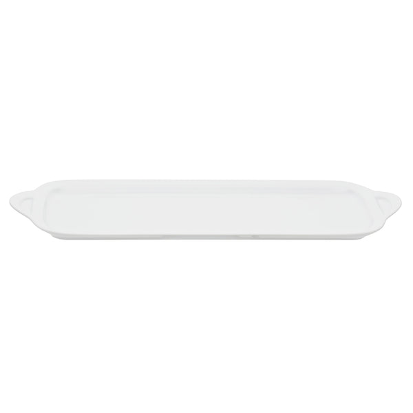 Guy Degrenne COLLECTION L BLANC Plat à Cake 35 X 15 Cm