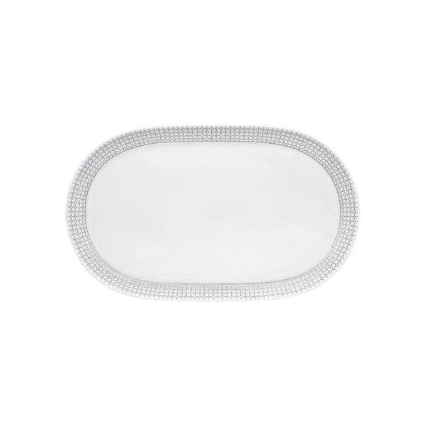 guy degrenne COURONNE ARGENTE Plat ovale 38x23 5 cm