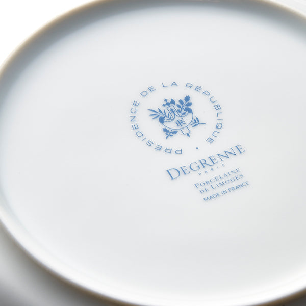 Guy Degrenne DEGRENNE ELYSEE Coffret 4 Assiettes à Dessert République Française 22 Cm