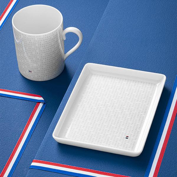 Guy Degrenne DEGRENNE ELYSEE Mini Plat République Française 16 X 12 Cm