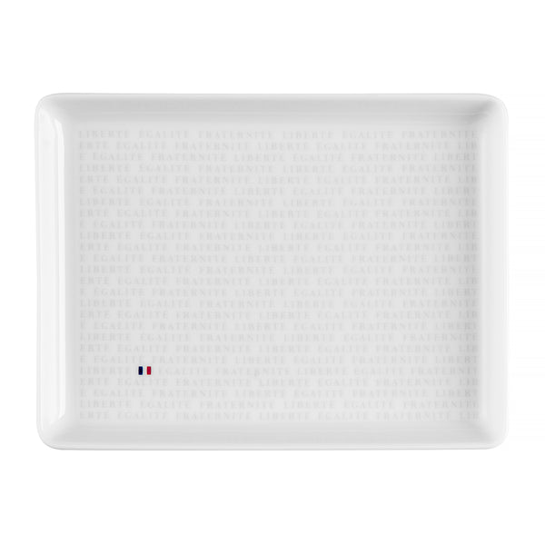 guy degrenne DEGRENNE ELYSEE Mini plat république française 16 x 12 cm