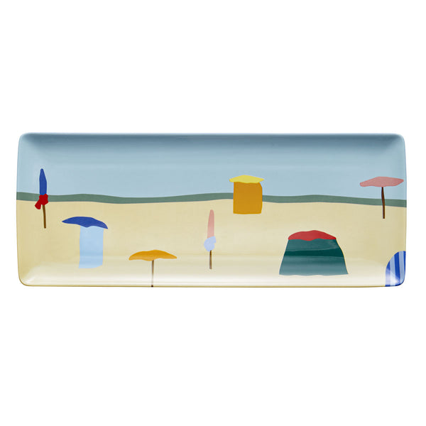 Guy Degrenne DESTINATION MER Plat à Cake 40 X 16 Cm