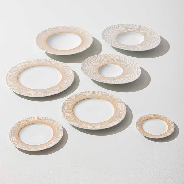 Guy Degrenne GRAPHIQUE CLASSIQUE DORE Assiette De Présentation 32 5cm