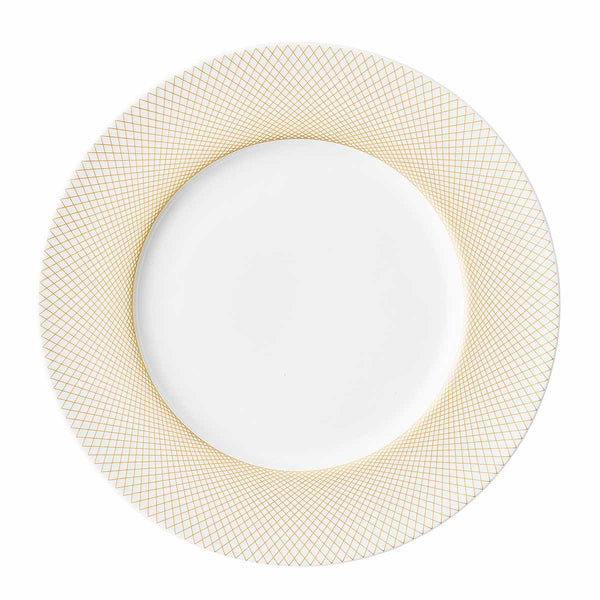 guy degrenne GRAPHIQUE CLASSIQUE DORE Assiette plate 28 5cm