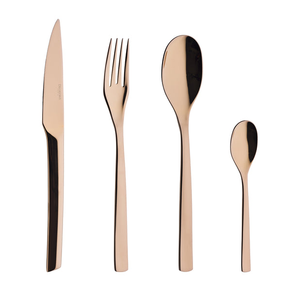 guy degrenne GUEST MIROIR CUIVRE Coffret 24 couverts