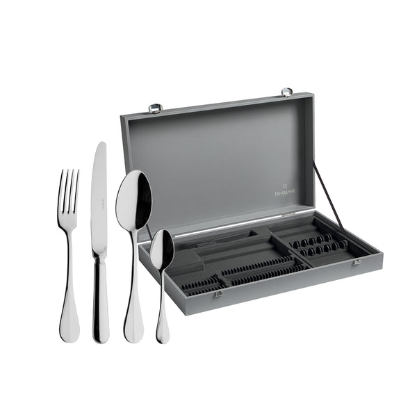 Guy Degrenne BLOIS MIROIR Colis écrin 124 Couverts