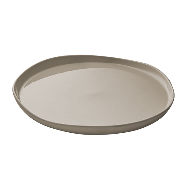 guy degrenne BRUME TAUPE Assiette 26 cm