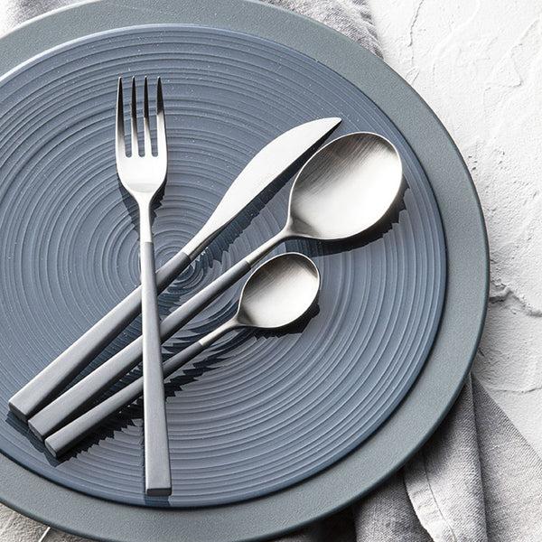 Guy Degrenne FUSE COLOR GRIS Coffret 24 Couverts